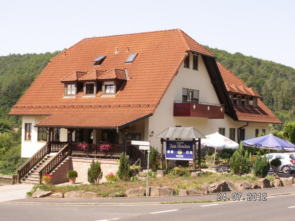 Landgasthof Zum Hirschen Hotel Hafenlohr Екстериор снимка