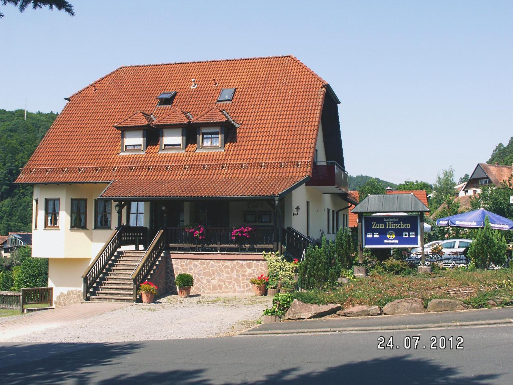 Landgasthof Zum Hirschen Hotel Hafenlohr Екстериор снимка